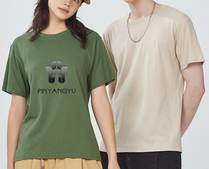 Haute qualité unisexe à manches courtes 100% coton surdimensionné brodé Logo écran personnalisé <span class=keywords><strong>t</strong></span>-shirt hommes <span class=keywords><strong>T</strong></span>-shirts <span class=keywords><strong>t</strong></span>-shirt - Product Image 3