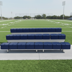 อัฒจันทร์กีฬาแ<span class=keywords><strong>บ</strong></span><span class=keywords><strong>บ</strong></span>เคลื่อนย้ายได้ทำจากอะลูมิเนียม<span class=keywords><strong>พร</strong></span>้อมที่นั่งพลาสติกทรงแบนรูปตัว L รุ่น NLP-PBL - Product Image 4