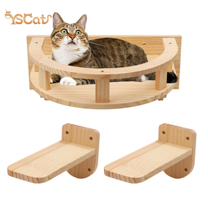 Juego de <span class=keywords><strong>puente</strong></span> y estante de pared de gato de madera, muebles completos <span class=keywords><strong>para</strong></span> sala de estar, gimnasio de jungla, juego de escalada <span class=keywords><strong>para</strong></span> <span class=keywords><strong>gatos</strong></span> montado en la pared - Product Image 4