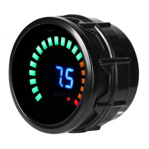 Nouveau Jauge de Température d'Eau Numérique Ultra-Mince 52MM Auto 12V/24V avec Adaptateur de Raccord de Tuyau de Radiateur Universel 26mm-40mm - Product Image 1