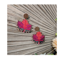Pendientes Colgantes de Moda Boho Chic Hechos a Mano con Cuentas de Aleación de Zinc, Ligeros, para Mujer, Casuales, para Fiestas, Festivales, Regalo, Moda