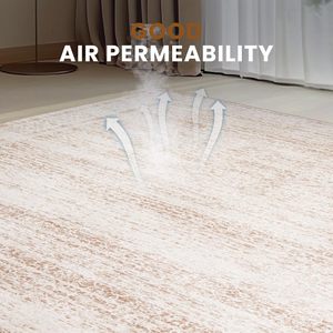 <span class=keywords><strong>Tappeto</strong></span> Moderno Astratto Grande 8x10 Lavabile a Pelo Corto Antiscivolo con Base in Gomma per Soggiorno <span class=keywords><strong>e</strong></span> Sala da Pranzo - Product Image 4