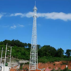 Tour de communication mobile FUHANG FH-11 robuste à 4 pieds en acier galvanisé tubulaire 4g 5g, antenne de tour de télécommunication en acier - Product Image 3