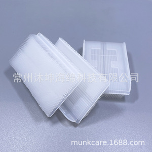 มุนค์แคร์แปรงล้างมือทางการแพทย์ แปรงขนนุ่มสีขาว ไม่มีฟองน้ำ 8x6x5.5 ซม. ดูแลร่างกาย - Product Image 1