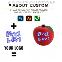 Pelota Antiestrés de PU con Forma de Fruta, de Alta Elasticidad y Rebote Lento, Personalizable con Logotipo, para Uso en Ambientes con Alta Presión y para Jugar