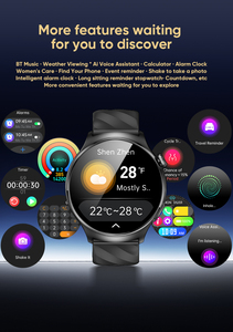 Reloj Inteligente Sourcingark con Esfera Redonda, Monitor de Ritmo Cardíaco, Funciones de Salud, Llamadas Bluetooth para Hombre, Modelo MT600 - Product Image 4