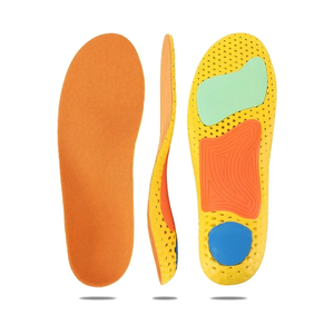 Semelles de sport unisexes avec soutien de la voûte plantaire, anti-torsion, orthopédiques, absorbant la transpiration, respirantes, hautement élastiques et amortissantes - Product Image 1