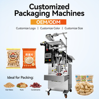 Machine d'emballage verticale pour sachets de granulés, noix, céréales, graines de tournesol, raisins secs, condiments, céréales soufflées, vis de quincaillerie, aliments pour animaux, haricots