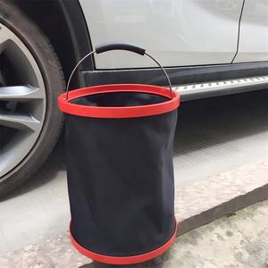 IStapromo Regalos: Cubo Plegable para Camping al Aire Libre, Contenedor de Agua Portátil, Cubo de Lavado Plegable para Playa, Viajes, Oxford - Product Image 2