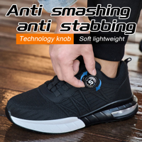 Chaussures de sécurité légères, respirantes et confortables, avec boutons intelligents, adaptées aux chaussures de travail des travailleurs