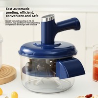Machine à éplucher les fruits électrique sans fil rechargeable USB Amz Hot pour usage domestique et commercial, idéale pour les raisins, les cerises, les tomates, l'ail