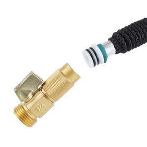Manguera de jardín extensible de 22,5 M, Conector de latón, manguera de agua Flexible antiabrasión con boquilla - Product Image 4