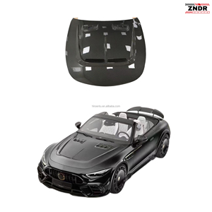 Kit carrosserie en fibre de carbone pour Mercedes-Benz SL63 S43, kit carrosserie MSY SL63 SL43, pare-chocs SL63, lèvre avant, diffuseur, spoiler, capot - Product Image 1