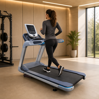 Tapis roulant motorisé FEIFANHONGYU, machine de course commerciale, équipement de fitness pour la maison, écran LCD pour exercices cardiovasculaires en intérieur