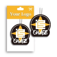Cadeaux promotionnels en gros, logo personnalisé, parfum longue durée, diffuseur d'air suspendu, différents parfums, diffuseur d'air pour voiture en papier
