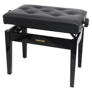 BA212 Bangku Keyboard Bangku <span class=keywords><strong>Piano</strong></span> Bangku Penyimpanan Ganda Tinggi Dapat Disesuaikan Kayu untuk <span class=keywords><strong>Piano</strong></span> Elektronik - Product Image 1