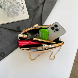 Sac à main en acrylique pour soirée transfrontalière, nouvelle collection 2026, <span class=keywords><strong>pochette</strong></span> pour <span class=keywords><strong>femme</strong></span>, bandoulière unique, doublure en polyester, chaîne - Product Image 4