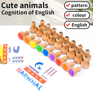 Vente chaude Montessori enfants en bois <span class=keywords><strong>Alphabet</strong></span> numéro forme timbre jeu éducatif apprentissage jouer cadeau jouets pour les enfants - Product Image 5
