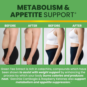 Gummies brûle-graisses au thé vert OEM pour la perte de poids, stimulant du métabolisme, coupe-faim, café vert, Garcinia Cambogia - Product Image 4