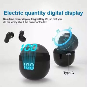 Ultra Mini Wireless Headphone SK18 Noise Cancelling In-ear Sport Earphone Digital Display TWS <b>Gaming</b> Headset - Product Image 4