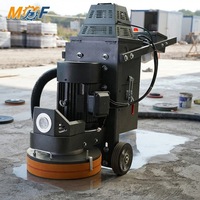 Machine à poncer le béton MHF, usage intensif, 110V 220V 380V 4kw, haute efficacité, électrique, LED, à conducteur marchant à côté