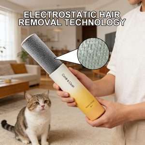 Portable Mini peluche rouleau canapé brosse à cheveux animal de compagnie dispositif d'épilation rotatif <span class=keywords><strong>pour</strong></span> chat et chien produits de nettoyage et de toilettage <span class=keywords><strong>pour</strong></span> animaux de compagnie - Product Image 4