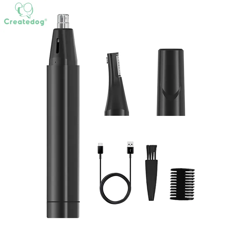 Electric Nose Hair Trimmer Shaver Men Women Ear Neck Eyebrow Trimmer Shaver Man Clean Razor Remover Kit