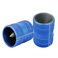 Outil d'ébavurage et de chanfreinage pour tubes intérieurs et extérieurs CT-208 avec connexion magnétique HRC45 pour alliage d'aluminium de 3/16" à 1-1/2" pour systèmes CVC