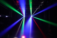 Mini projecteur de scène 30W SPIDER RGBW DMX512 à tête mobile pour discothèque, bar, DJ, spectacle, éclairage de scène LED pour fête