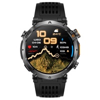 Reloj Inteligente Deportivo CRG52 con GPS, Linterna, Brújula, Altímetro, Barómetro, Pantalla Táctil de 1.7 Pulgadas, Resistente al Agua 3ATM