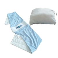 Coussin de soutien lombaire respirant et doux pour le sommeil, coussin chauffant pour le dos et les côtés