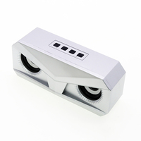 Speaker Portabel Owl RGB Cat LED Light Eye dengan Daya 10W, Baterai 1200mAh, TF, USB, dan Radio FM Tipe C