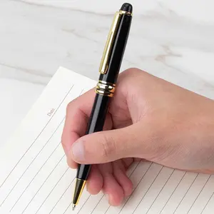قلم حبر جاف كتابة Twist هدية فاخرة لعلامة تجارية فندقية CW قلم حبر جاف للدعاية الثقيلة أقلام معدنية مخصصة مع شعار مخصص