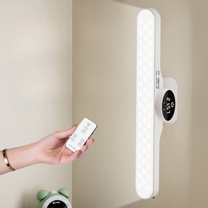 Khóa cố định dẫn ánh sáng mát mẻ với đồng hồ di động chống chói điều khiển từ xa 3600ma có thể sạc lại đọc sách Đèn bàn - Product Image 1