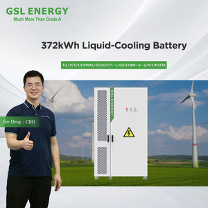 Système de stockage d'énergie hors réseau GSL ENERGY 372 kWh, conteneur BESS à refroidissement liquide, station d'énergie au lithium industrielle - Product Image 1