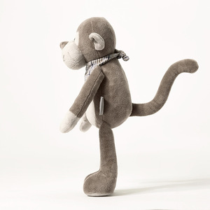 Nuevo Peluche de <span class=keywords><strong>Mono</strong></span> con Bufanda Marrón, Peluche de Pelo Corto con Cuentas Ponderadas, Relleno de Algodón PP, Día de San Valentín, Unisex, 3 Años, 11-30cm - Product Image 4