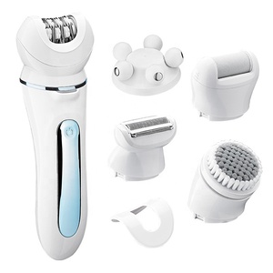 Depiladora Eléctrica Multifunción 5 en 1 sin Dolor con Pantalla LED de Potencia para Mujer, Removedor de Vello con Pinzas - Product Image 5