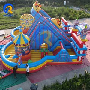 Niềm vui thành phố Thế giới nước thương mại băng chuyền và đu quay N khóa học vượt chướng ngại vật lớn <span class=keywords><strong>Bouncer</strong></span> nhảy nảy lâu đài trượt - Product Image 3