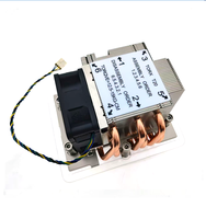 Refroidisseur de processeur de serveur 2U 380W à TDP élevé avec 4 caloducs en cuivre, dissipateur actif avec ventilateur PWM pour Intel LGA4189 / LGA4677 et AMD SP5