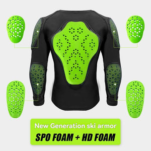YOUNGSON Spo Pad 3D Ergonomique Tissu Extensible Anti-collision Protection Dorsale de Snowboard Compression Intégrale Polyvalente - Product Image 4