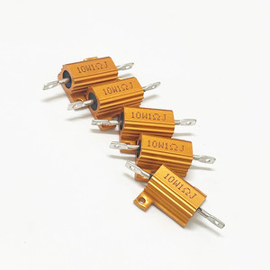 Điện trở RX24-10W loạt 0.5r-<span class=keywords><strong>1.8</strong></span> ohm vàng Nhôm trường hợp 0.68r 0.75r 0.8r 1R 1.2R 1.5r <span class=keywords><strong>1.8</strong></span> ohm - Product Image 3