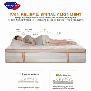 <span class=keywords><strong>Matelas</strong></span> hybride king size Xxxn sous emballage sous vide, avec ressorts ensachés, latex naturel et mousse à mémoire de forme gel, modèle j 201bed - Product Image 4