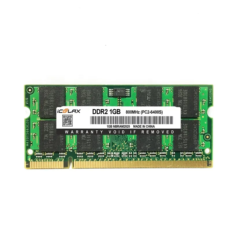 Marca nuevo memoria Ddr2 1gb 800mhz portátil para computadora portátil Ddr2 Notebook