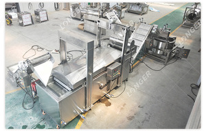 เครื่องทอดขนมอัตโนมัติสำหรับขนมปังทอดกรอบ โยเกิร์ตทอด บิสกิต และขนมขบเคี้ยวอื่นๆ สายการผลิตแป้งทอดแท่ง - Product Image 4