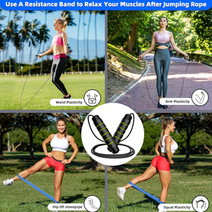 <span class=keywords><strong>Corde</strong></span> à <span class=keywords><strong>sauter</strong></span> réglable de qualité supérieure pour un entraînement complet du corps et la combustion des <span class=keywords><strong>calories</strong></span> - Product Image 6