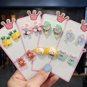 34 Tipos de Joyería de Moda con Lindos Dibujos Animados de Animales, Flores y Frutas, Aretes de Resina para Niños, Pendientes de Clip para Bebés y Niñas, Venta al por Mayor 2023 - Product Image 2