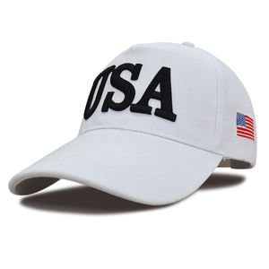 Casquette de baseball USA, drapeau américain, casquettes de sport, logo brodé 3D personnalisé, casquettes de baseball 5 panneaux, casquette de sport en acrylique, livraison rapide - Product Image 2