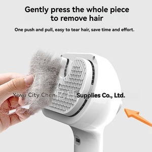 Sınır Ötesi Evcil Hayvan Tarağı Sprey Saç Fırçalama Tarağı HTPE Tarak Tarak Evcil Hayvan Saç Tarağı Köpek Tarağı Kediler için Evcil Hayvan Tarağı - Product Image 3