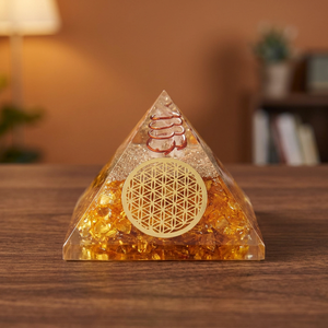 MOIN AGATE Lotus Symbol Mascot Agate Pyramid Gemstone Figurine European Home Decoration Feng Shui Style Environmentally Friendly - Product Image 2