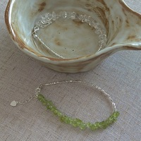 Bracciale in Argento Sterling S925 con Cristalli Irregolari, Stile Estivo Casual e Fresco per Donne, Gioielleria Raffinata